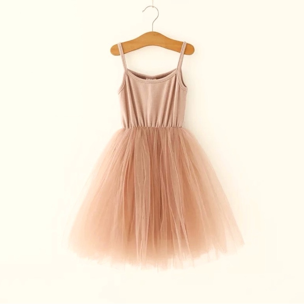 Tan Tutu Dress